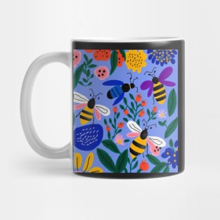 Bees in the garden Mug